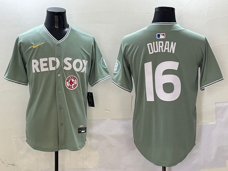 Men Boston Red Sox #16 Duran Green Joint Name Game Nike 2025 MLB Jersey style 8